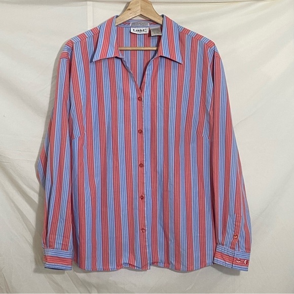 Vintage Tabi Striped Button Down size XL - Picture 1 of 6